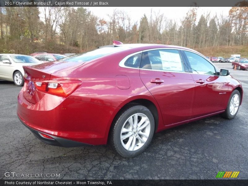 Cajun Red Tintcoat / Jet Black 2017 Chevrolet Malibu LT