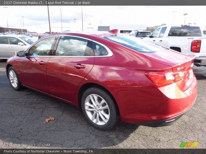 Cajun Red Tintcoat / Jet Black 2017 Chevrolet Malibu LT