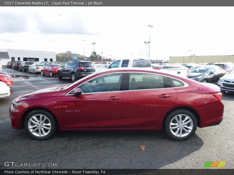 Cajun Red Tintcoat / Jet Black 2017 Chevrolet Malibu LT