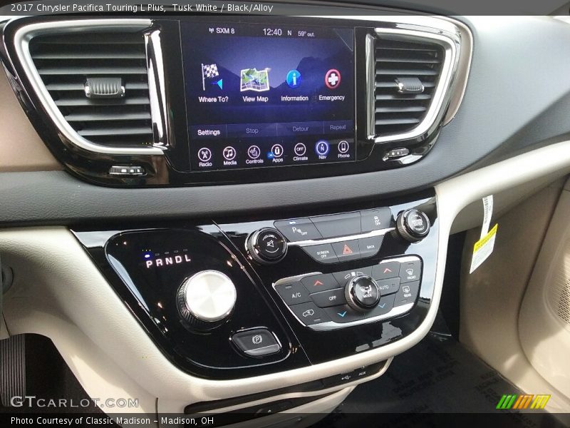 Tusk White / Black/Alloy 2017 Chrysler Pacifica Touring L Plus