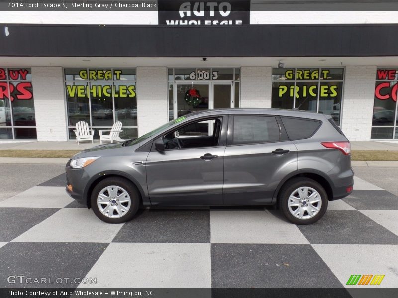 Sterling Gray / Charcoal Black 2014 Ford Escape S