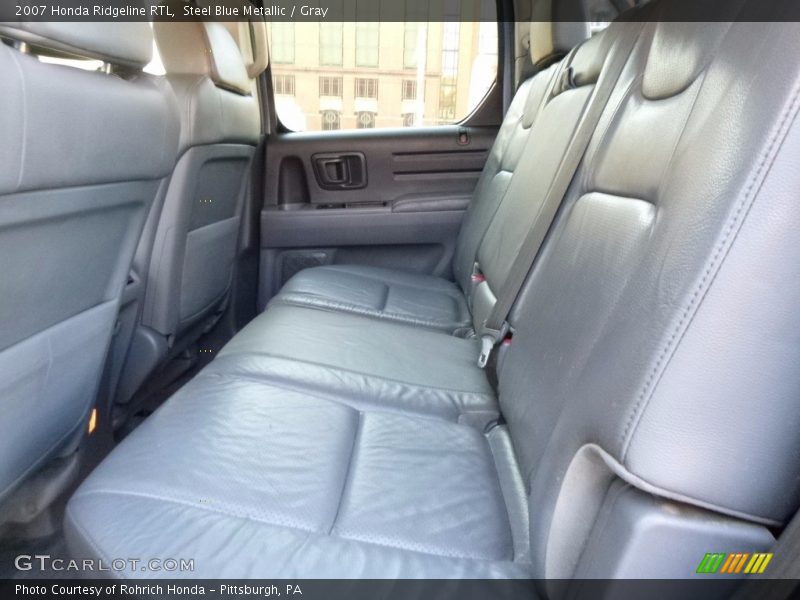 Steel Blue Metallic / Gray 2007 Honda Ridgeline RTL