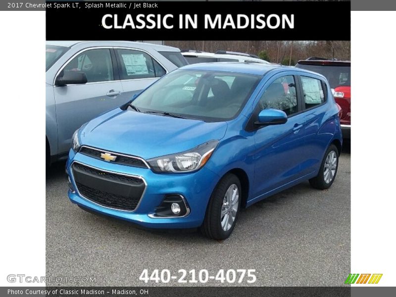 Splash Metallic / Jet Black 2017 Chevrolet Spark LT
