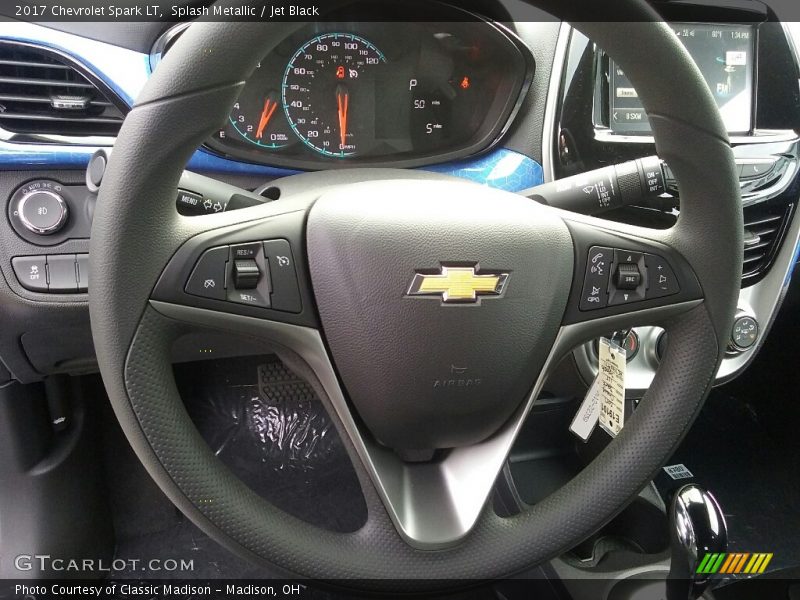 Splash Metallic / Jet Black 2017 Chevrolet Spark LT