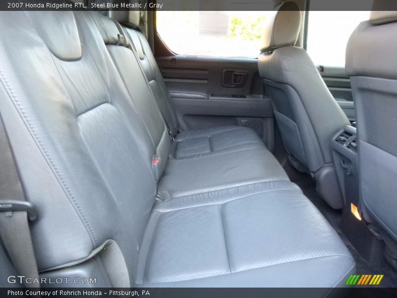 Steel Blue Metallic / Gray 2007 Honda Ridgeline RTL