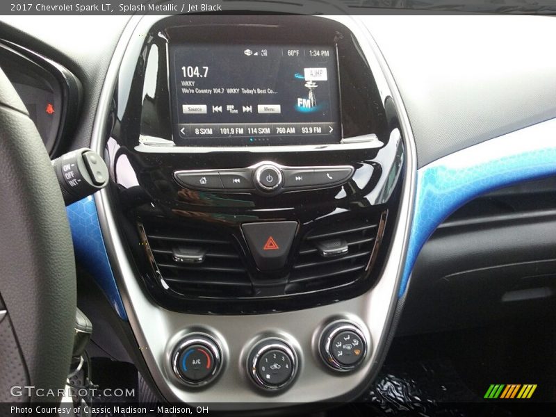 Splash Metallic / Jet Black 2017 Chevrolet Spark LT