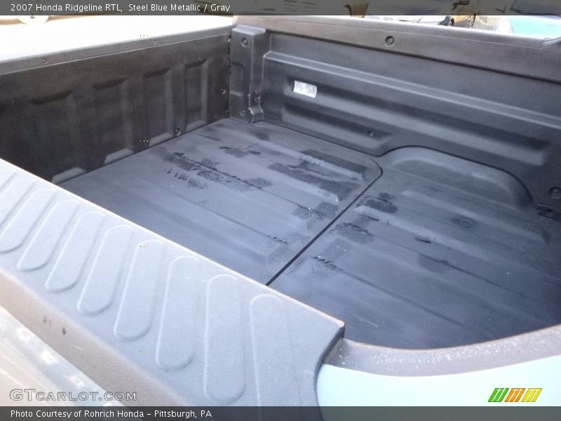 Steel Blue Metallic / Gray 2007 Honda Ridgeline RTL