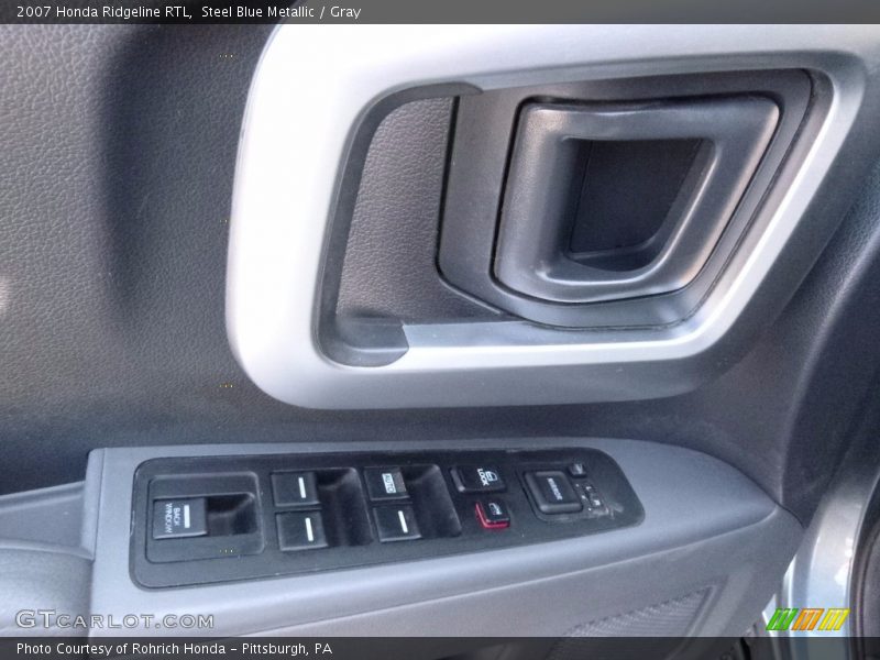 Steel Blue Metallic / Gray 2007 Honda Ridgeline RTL