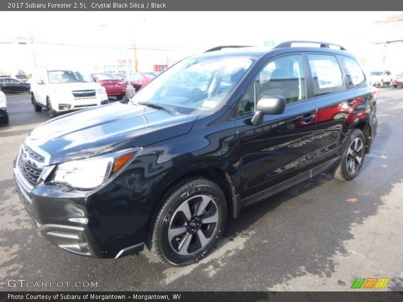 Crystal Black Silica / Black 2017 Subaru Forester 2.5i