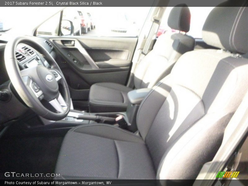 Crystal Black Silica / Black 2017 Subaru Forester 2.5i