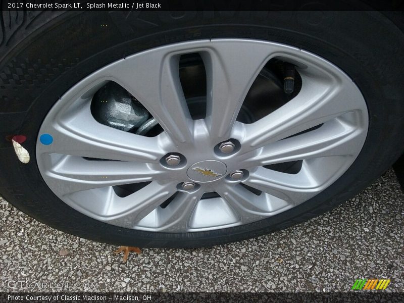 Splash Metallic / Jet Black 2017 Chevrolet Spark LT