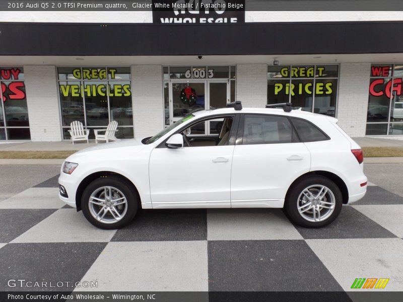 Glacier White Metallic / Pistachio Beige 2016 Audi Q5 2.0 TFSI Premium quattro