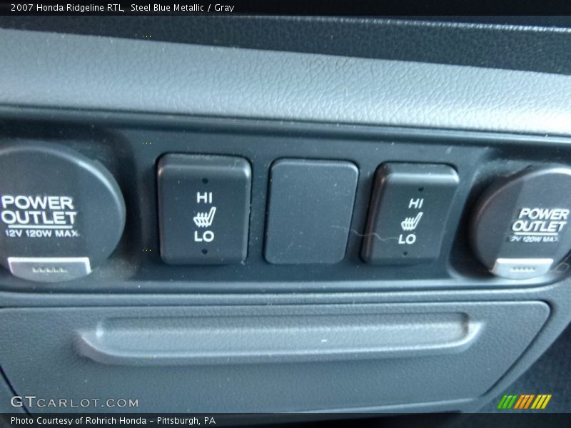 Steel Blue Metallic / Gray 2007 Honda Ridgeline RTL