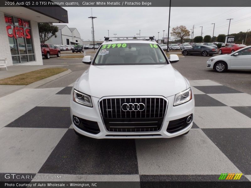 Glacier White Metallic / Pistachio Beige 2016 Audi Q5 2.0 TFSI Premium quattro