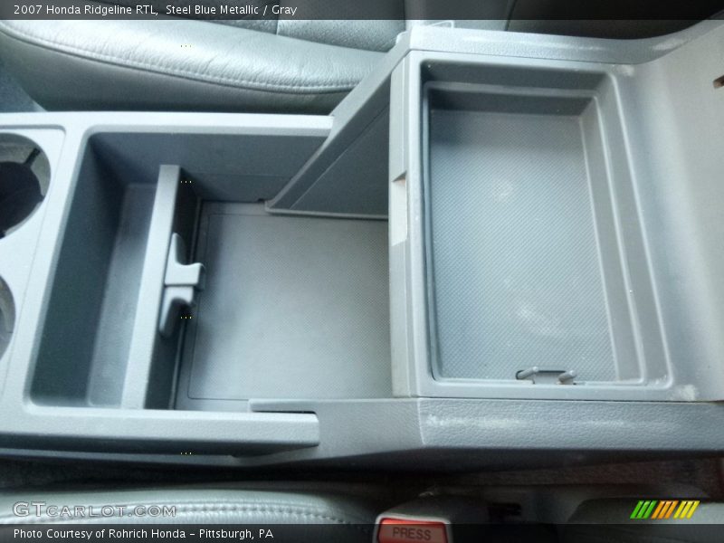 Steel Blue Metallic / Gray 2007 Honda Ridgeline RTL