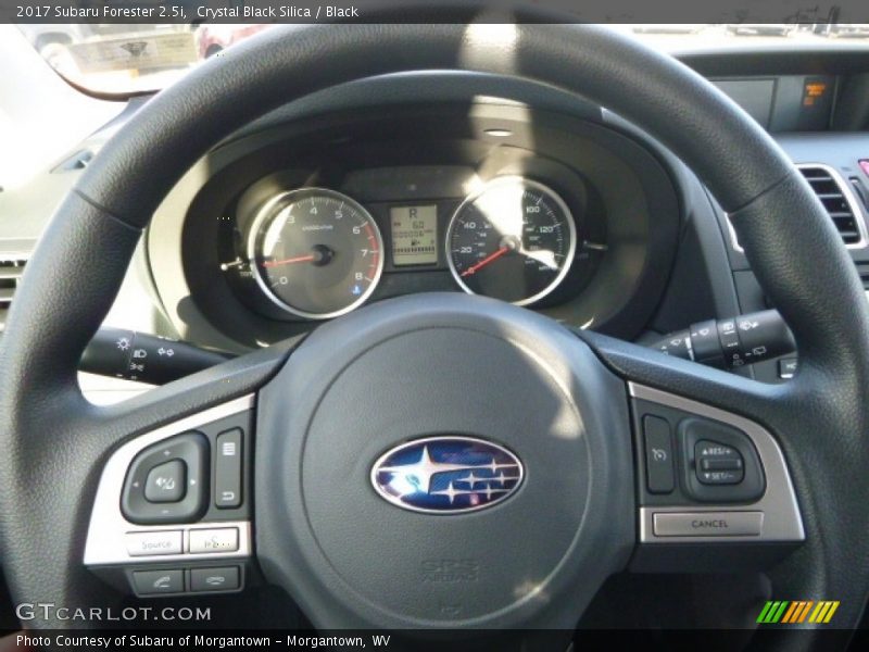 Crystal Black Silica / Black 2017 Subaru Forester 2.5i