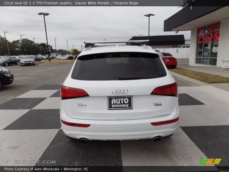 Glacier White Metallic / Pistachio Beige 2016 Audi Q5 2.0 TFSI Premium quattro