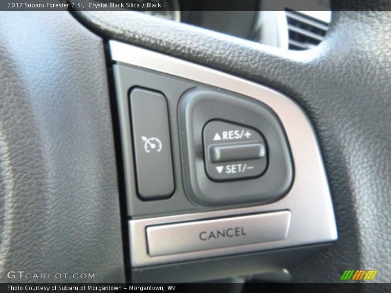 Crystal Black Silica / Black 2017 Subaru Forester 2.5i