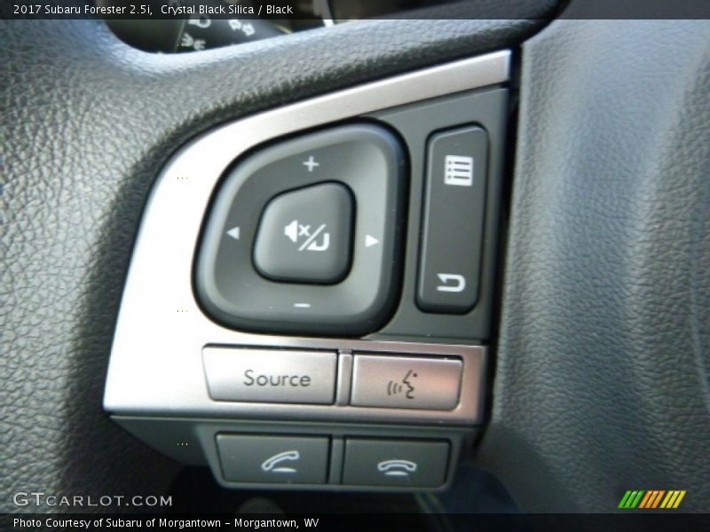 Crystal Black Silica / Black 2017 Subaru Forester 2.5i