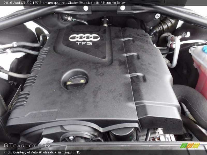 Glacier White Metallic / Pistachio Beige 2016 Audi Q5 2.0 TFSI Premium quattro