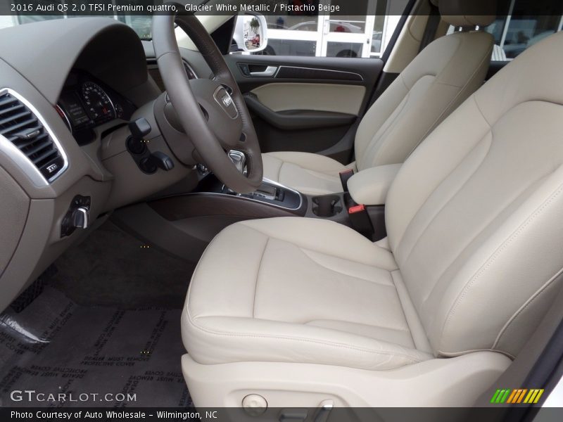 Glacier White Metallic / Pistachio Beige 2016 Audi Q5 2.0 TFSI Premium quattro