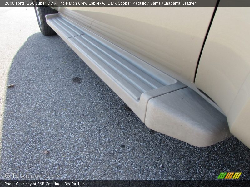 Dark Copper Metallic / Camel/Chaparral Leather 2008 Ford F250 Super Duty King Ranch Crew Cab 4x4