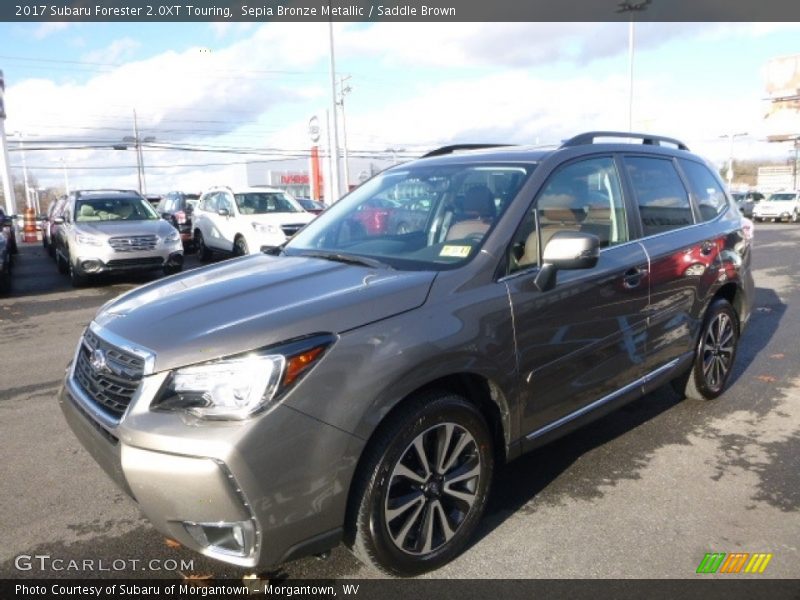 Sepia Bronze Metallic / Saddle Brown 2017 Subaru Forester 2.0XT Touring