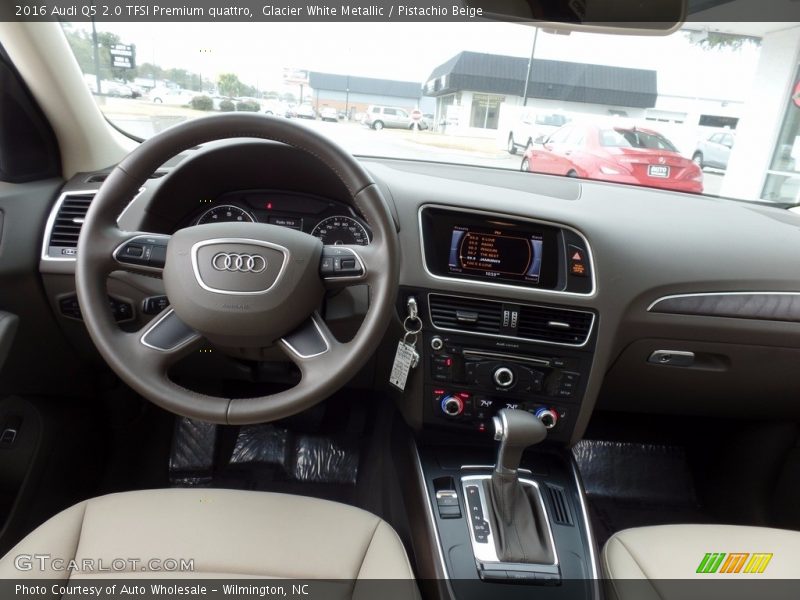Glacier White Metallic / Pistachio Beige 2016 Audi Q5 2.0 TFSI Premium quattro