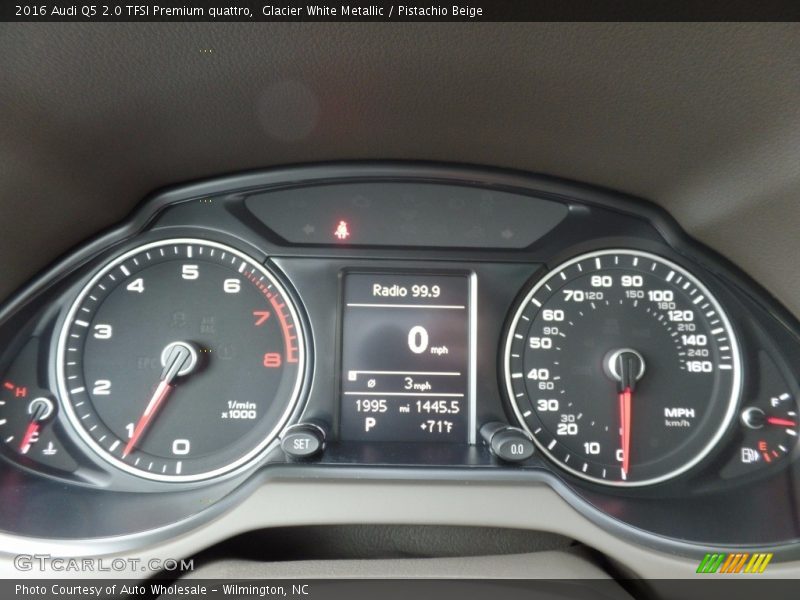 Glacier White Metallic / Pistachio Beige 2016 Audi Q5 2.0 TFSI Premium quattro