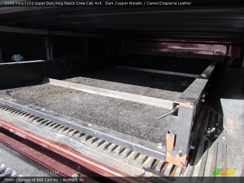 Dark Copper Metallic / Camel/Chaparral Leather 2008 Ford F250 Super Duty King Ranch Crew Cab 4x4