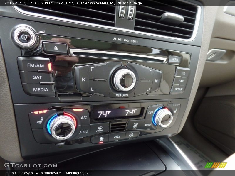 Glacier White Metallic / Pistachio Beige 2016 Audi Q5 2.0 TFSI Premium quattro