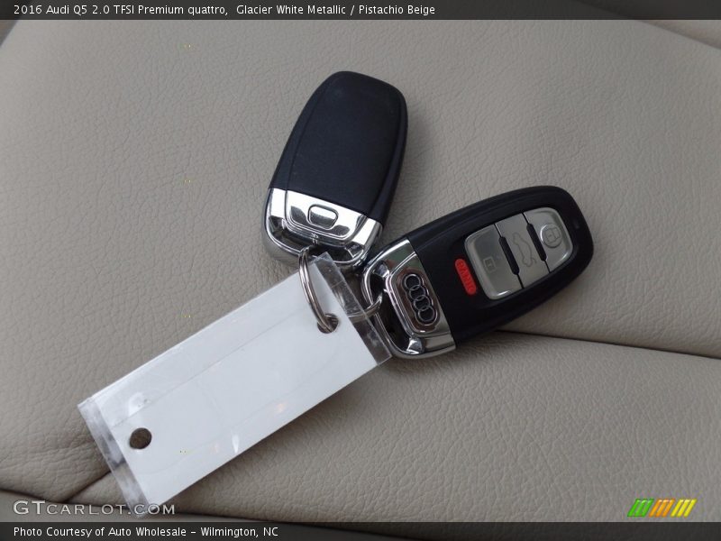 Glacier White Metallic / Pistachio Beige 2016 Audi Q5 2.0 TFSI Premium quattro