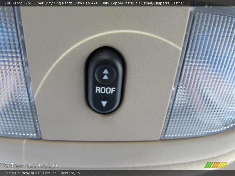 Dark Copper Metallic / Camel/Chaparral Leather 2008 Ford F250 Super Duty King Ranch Crew Cab 4x4
