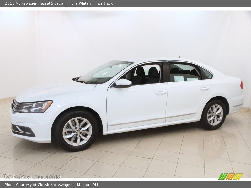  2016 Passat S Sedan Pure White