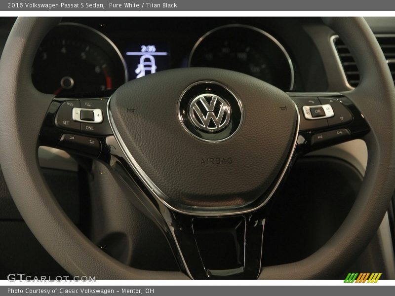  2016 Passat S Sedan Steering Wheel