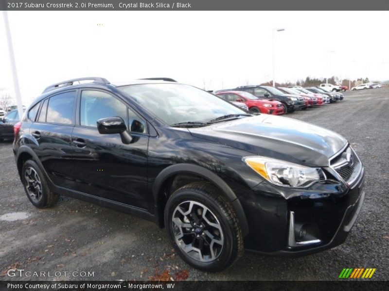 Crystal Black Silica / Black 2017 Subaru Crosstrek 2.0i Premium