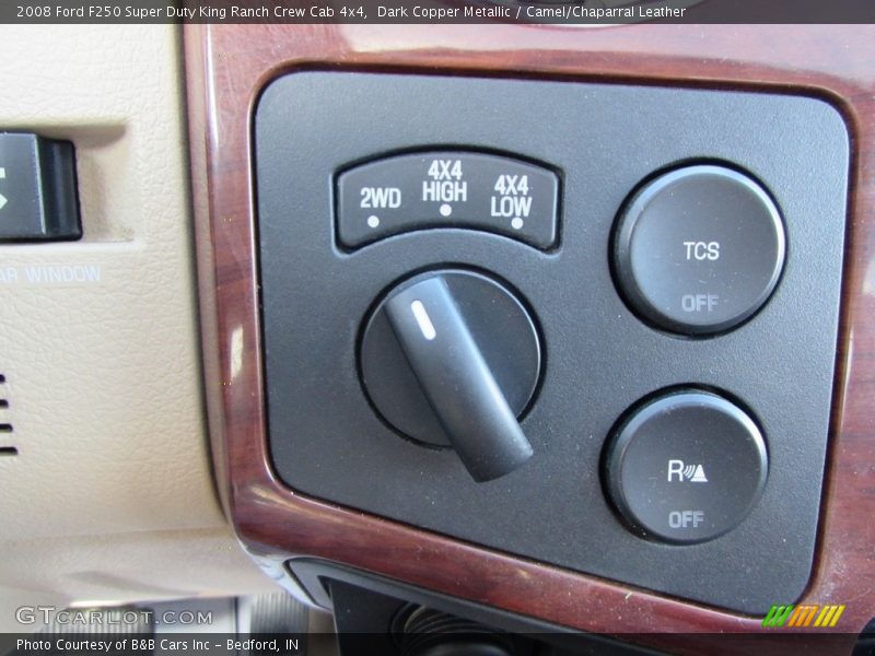 Dark Copper Metallic / Camel/Chaparral Leather 2008 Ford F250 Super Duty King Ranch Crew Cab 4x4