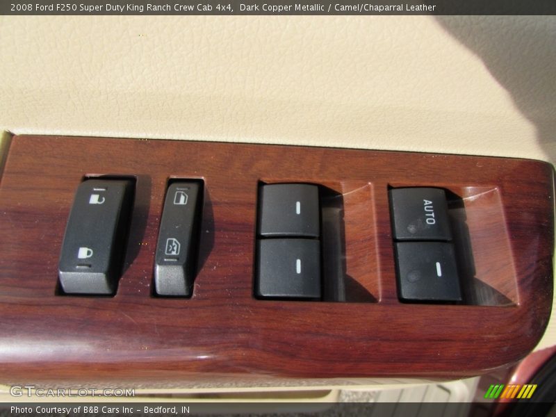 Dark Copper Metallic / Camel/Chaparral Leather 2008 Ford F250 Super Duty King Ranch Crew Cab 4x4