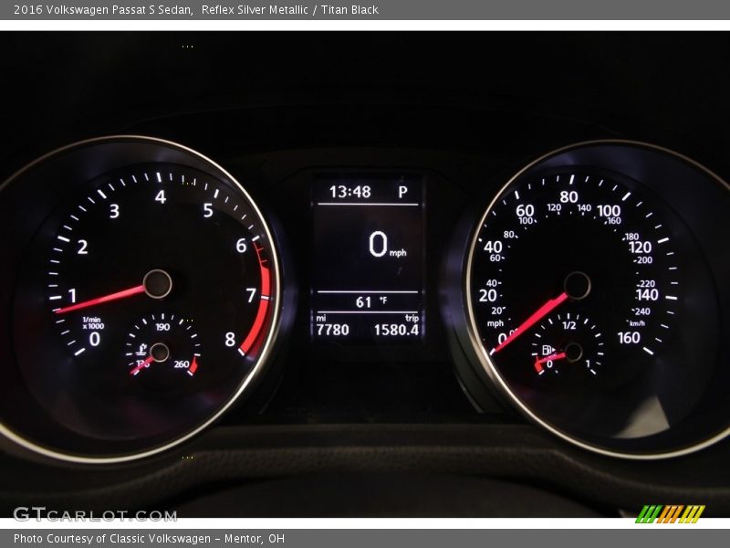  2016 Passat S Sedan S Sedan Gauges