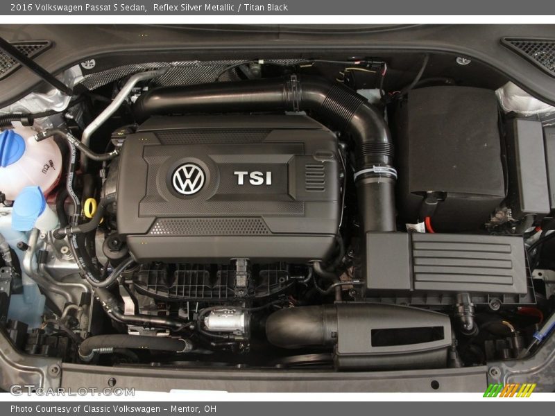  2016 Passat S Sedan Engine - 1.8 Liter Turbocharged TSI DOHC 16-Valve 4 Cylinder