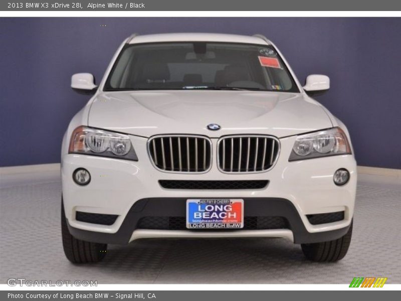 Alpine White / Black 2013 BMW X3 xDrive 28i