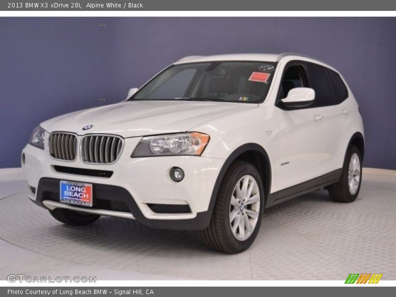 Alpine White / Black 2013 BMW X3 xDrive 28i