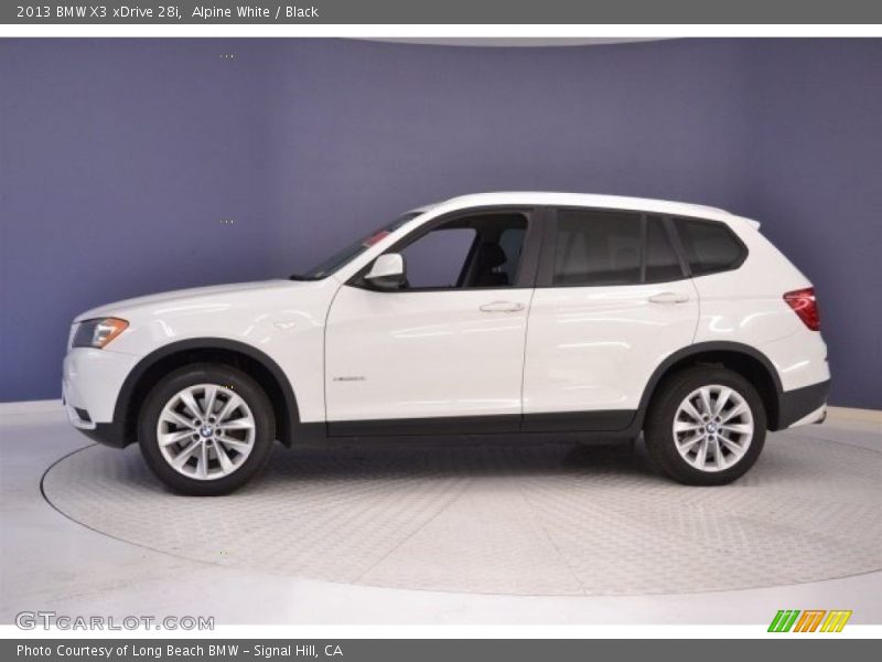 Alpine White / Black 2013 BMW X3 xDrive 28i