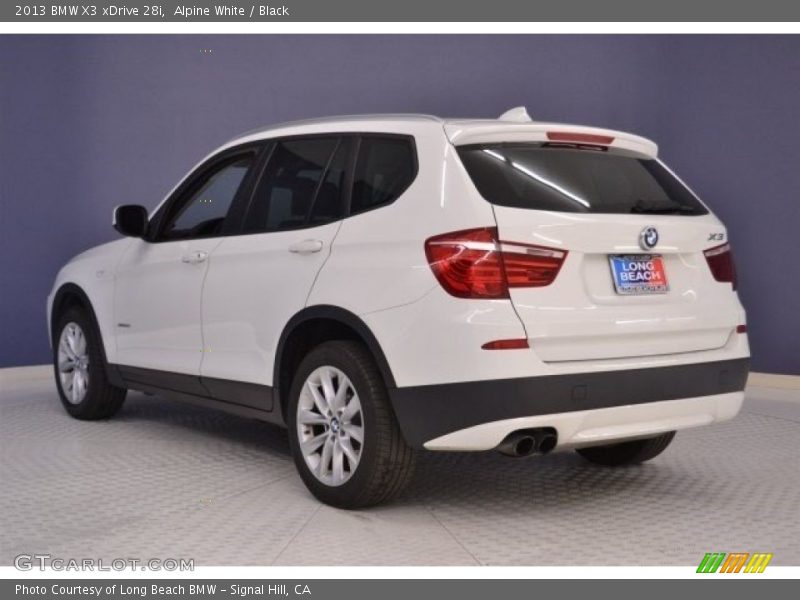Alpine White / Black 2013 BMW X3 xDrive 28i