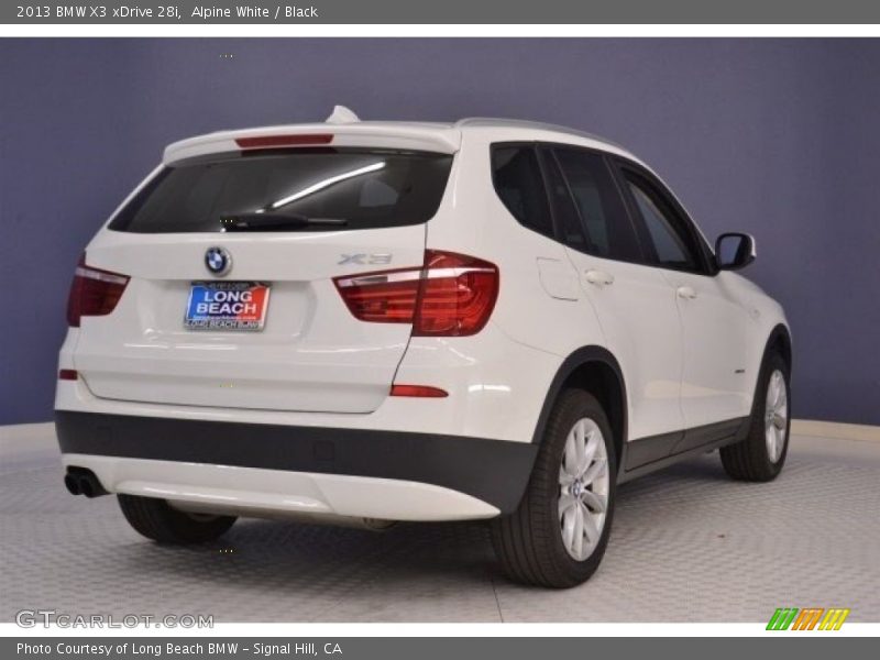 Alpine White / Black 2013 BMW X3 xDrive 28i