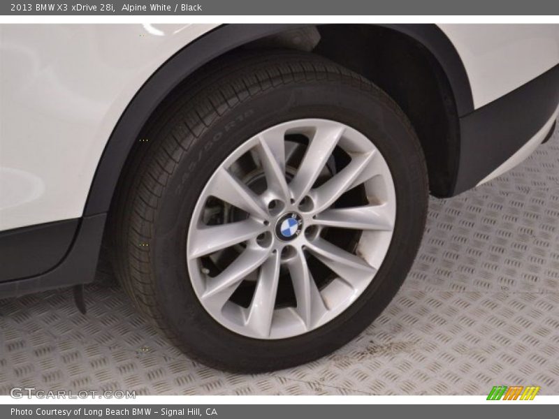 Alpine White / Black 2013 BMW X3 xDrive 28i