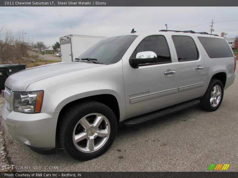 Sheer Silver Metallic / Ebony 2011 Chevrolet Suburban LT