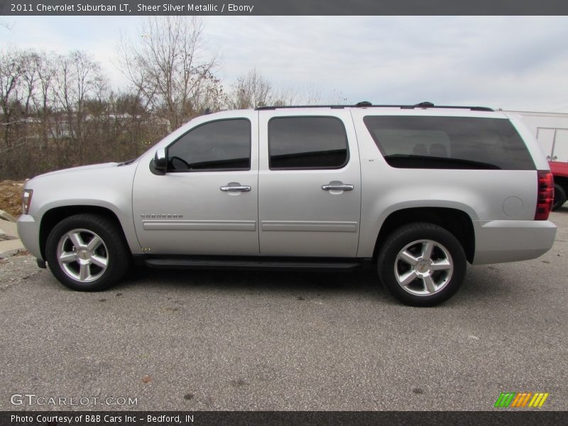 Sheer Silver Metallic / Ebony 2011 Chevrolet Suburban LT