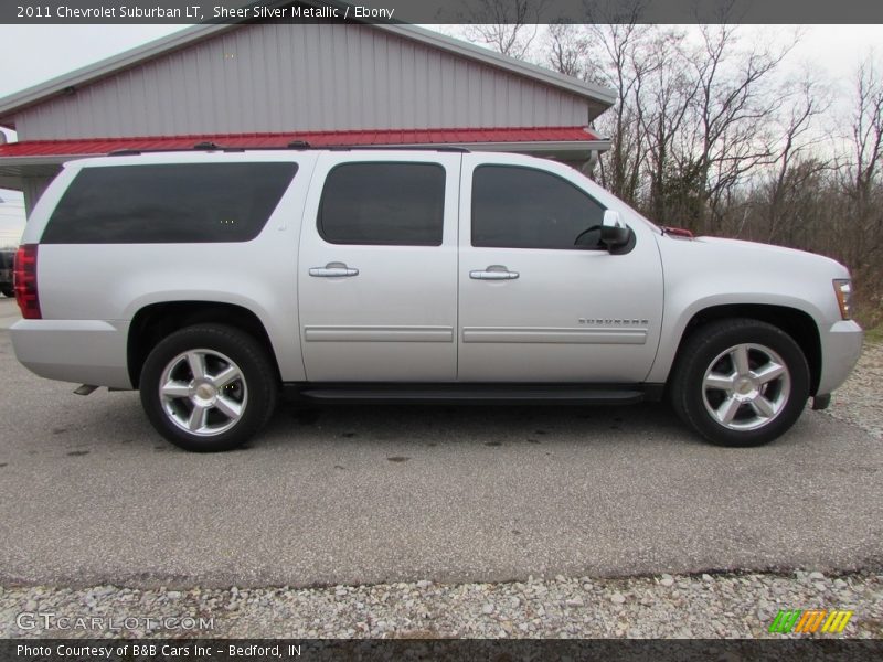 Sheer Silver Metallic / Ebony 2011 Chevrolet Suburban LT
