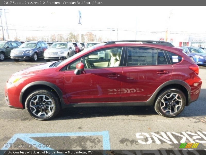 Venetian Red Pearl / Black 2017 Subaru Crosstrek 2.0i Premium